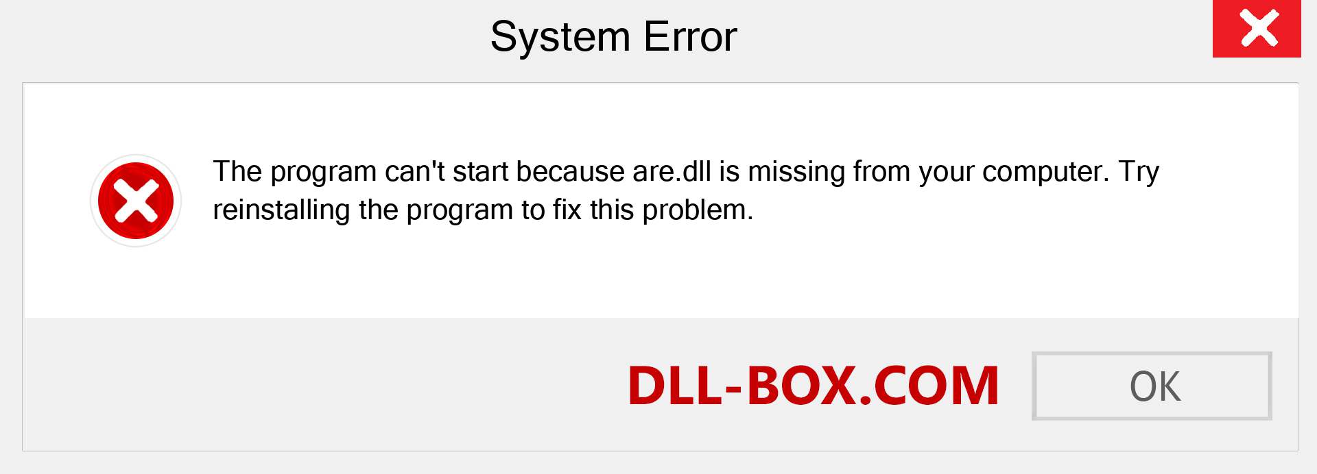  are.dll file is missing?. Download for Windows 7, 8, 10 - Fix  are dll Missing Error on Windows, photos, images